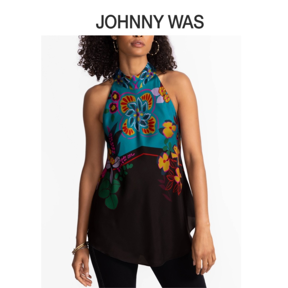 Johnny Was Devi Halter Blouse